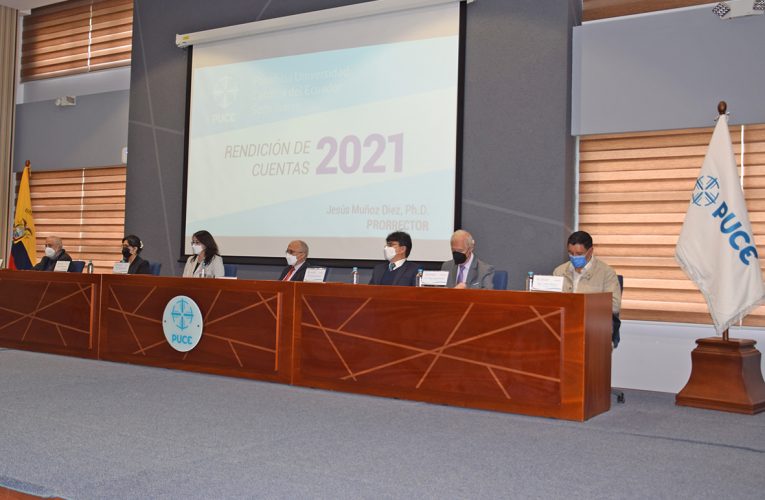 La PUCE-SI presentó el informe de Rendición de Cuentas 2021