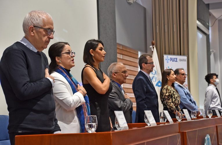 En la PUCE Ibarra se inauguró el V Encuentro de Investigación e Innovación