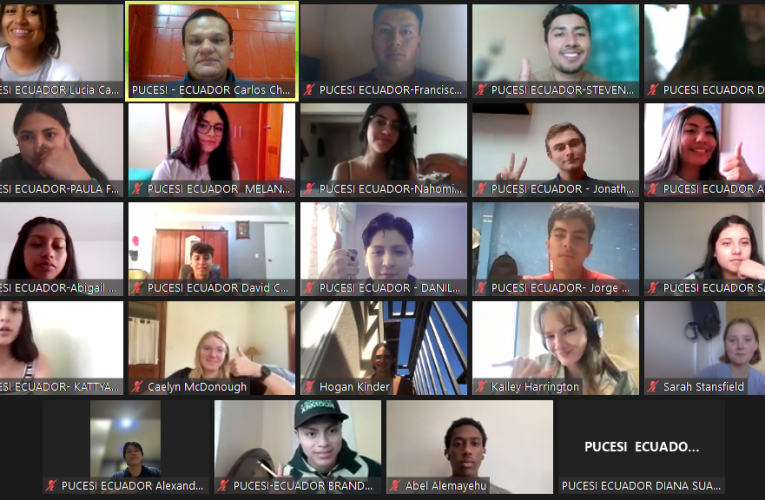 La experiencia de inmersión dual virtual de estudiantes de la PUCE-SI y University San Francisco