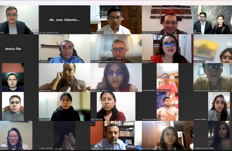 La Escuela de Jurisprudencia realizó Webinar por el día del Abogado ecuatoriano