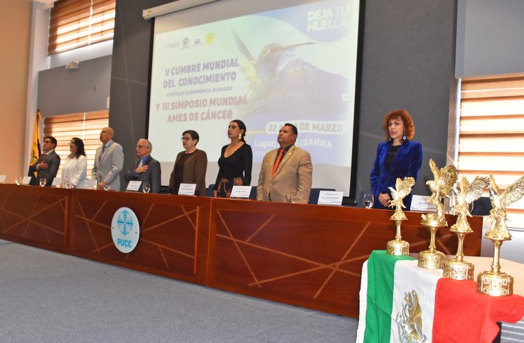 Inició la V Cumbre Mundial del Conocimiento en la PUCE Ibarra